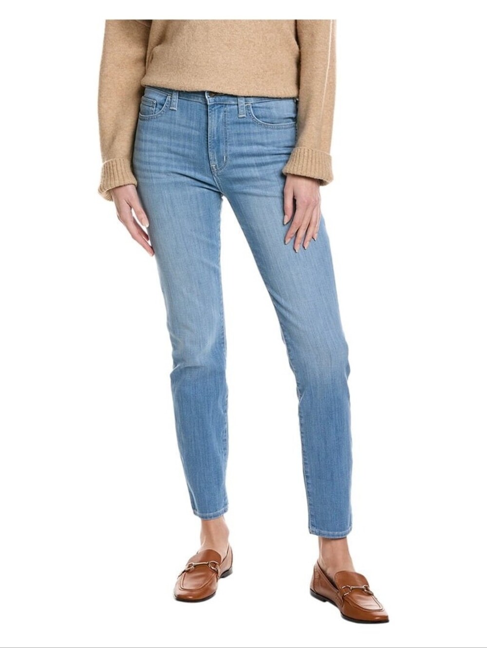 HUDSON Blair Super Skinny Jeans in Medium Blue Wash Sz 28